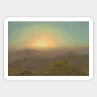 Morning Landscape by Frederic Edwin Church Sticker